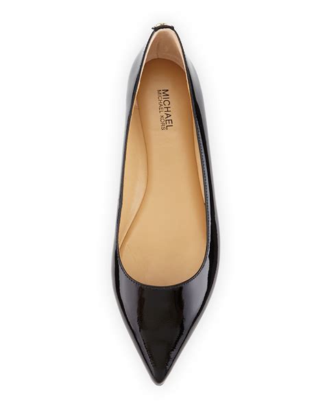 michael kors black patent leather flats|Michael Kors flats on sale.